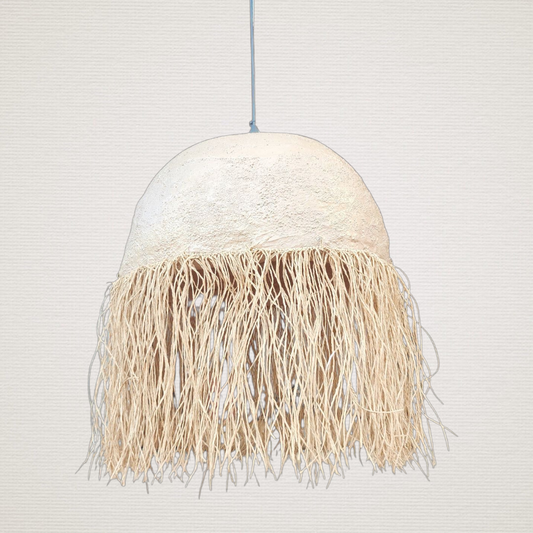 Φωτιστικό Γύψινο Οροφής Μπεζ Με Κρόσσια LUM7429