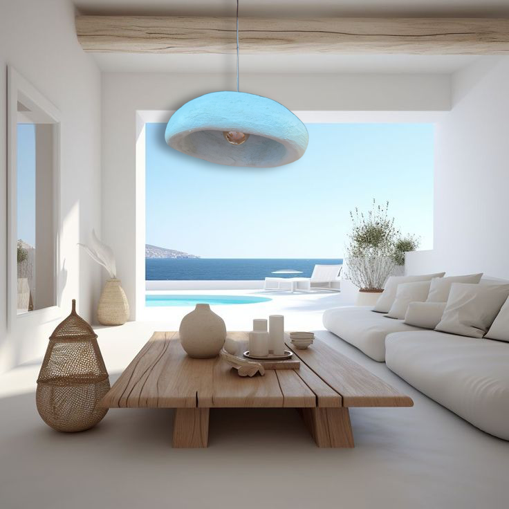 Φωτιστικό Γύψινο Οροφής Σιέλ LUM7433