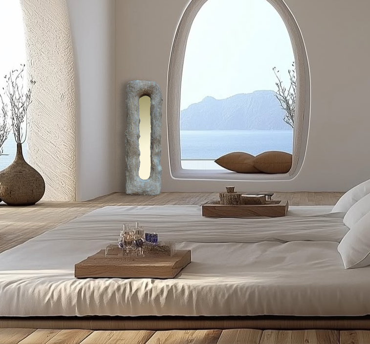 Καθρέφτης Δαπέδου Rock Μπεζ ART7450