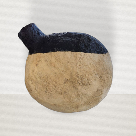 Βάζο Στρογγυλό Wabi Sabi Black ART7478