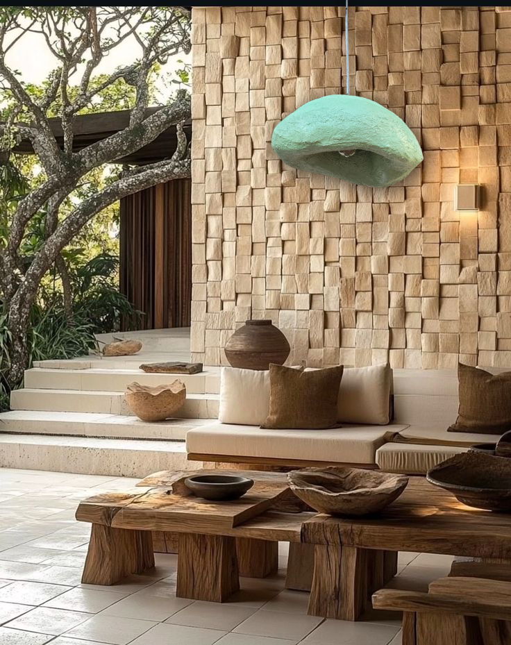 Φωτιστικό Γύψινο Οροφής Πράσινο LUM7431