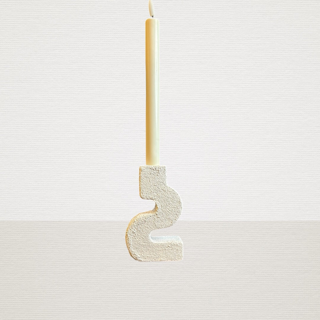 Κηροπήγιο "Simple White Wave" ART22214 ΔΕΣ ΤΟ ΣΤΟΝ ΧΩΡΟ ΣΟΥ ΜΕ AR