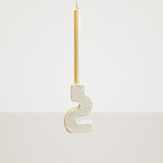 Κηροπήγιο "Simple White Wave" ART22214 ΔΕΣ ΤΟ ΣΤΟΝ ΧΩΡΟ ΣΟΥ ΜΕ AR