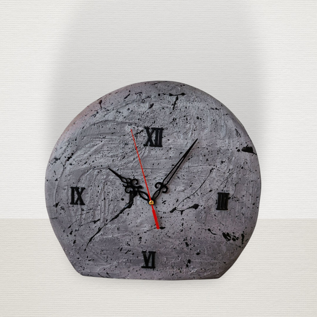 Ρολόι Γκρι Με Μαύρες Πιτσιλιές ART7472