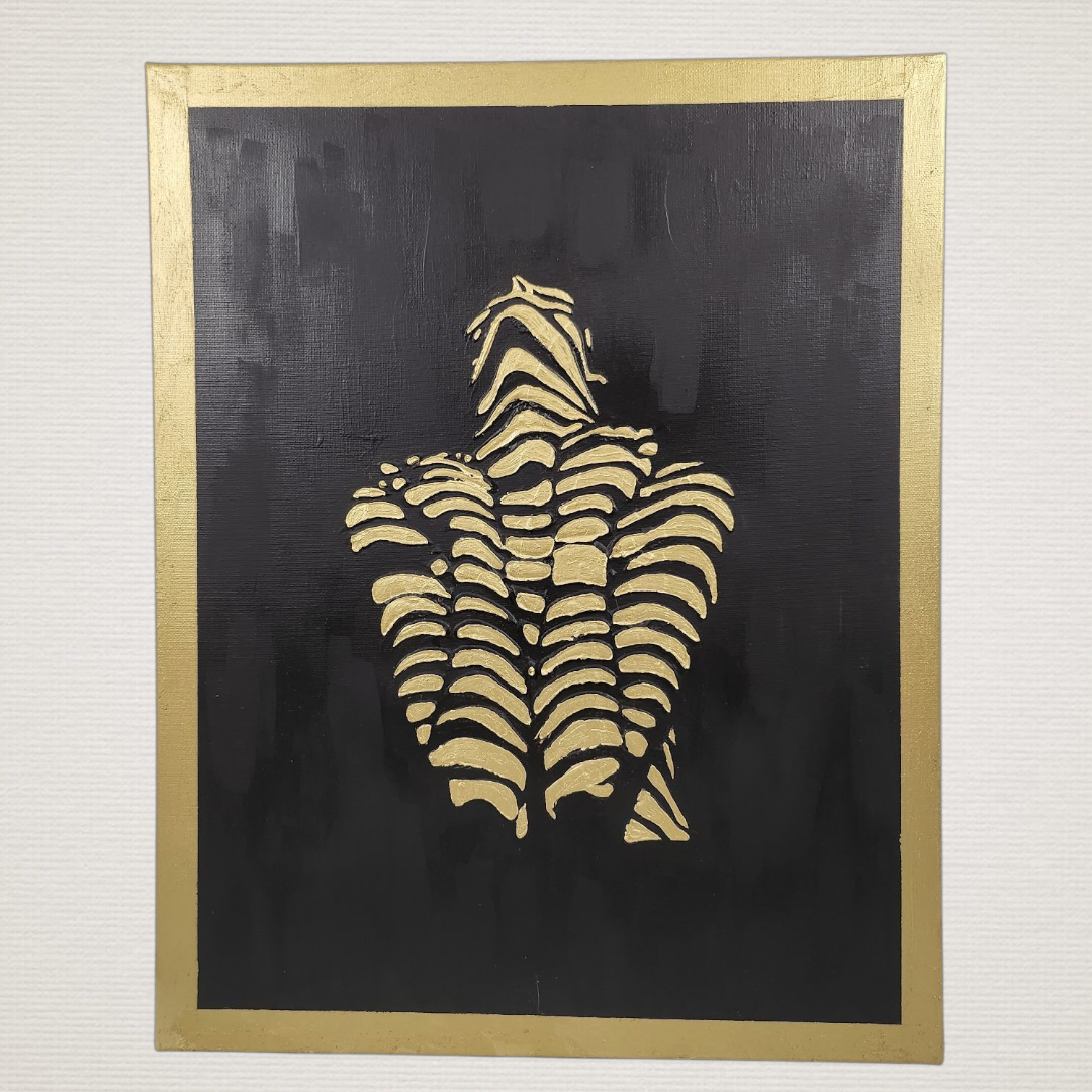 Πίνακας Σε Καμβά Textured Art "Gold Woman" ART7441