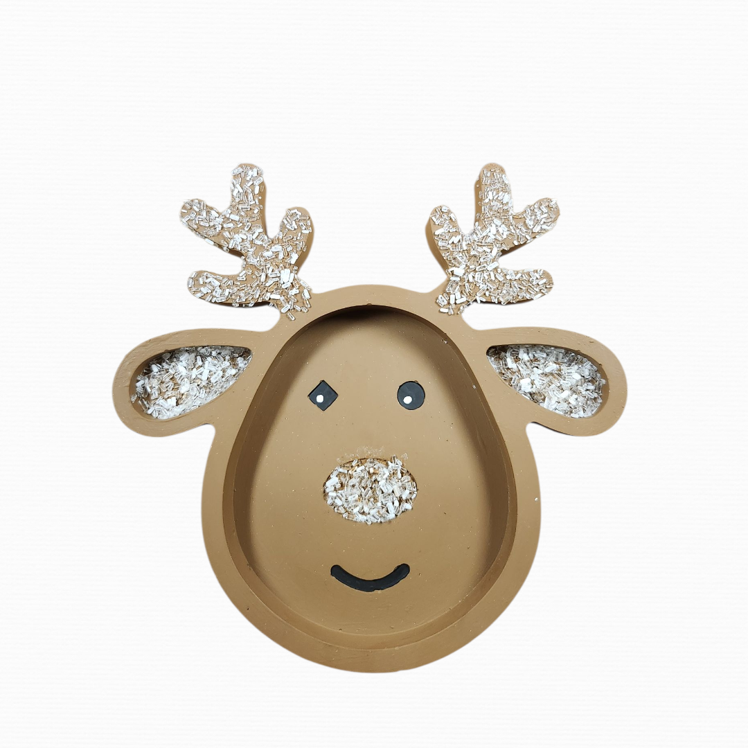 Δίσκος Τάρανδος Καφέ-Λευκό CHR2000