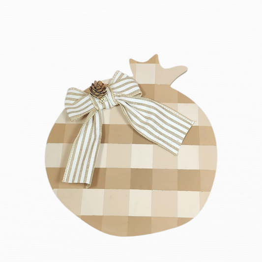 Δίσκος Ρόδι Μεγάλο Μπεζ Καρώ CHR2003