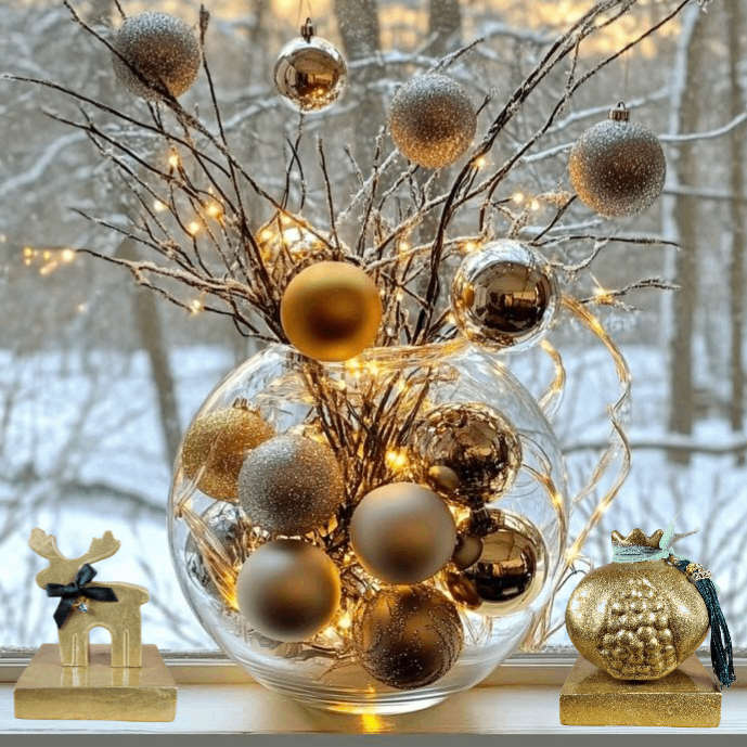 Γούρι Σε Βάση Με Ρόδι Μεγάλο Χρυσό CHR2028